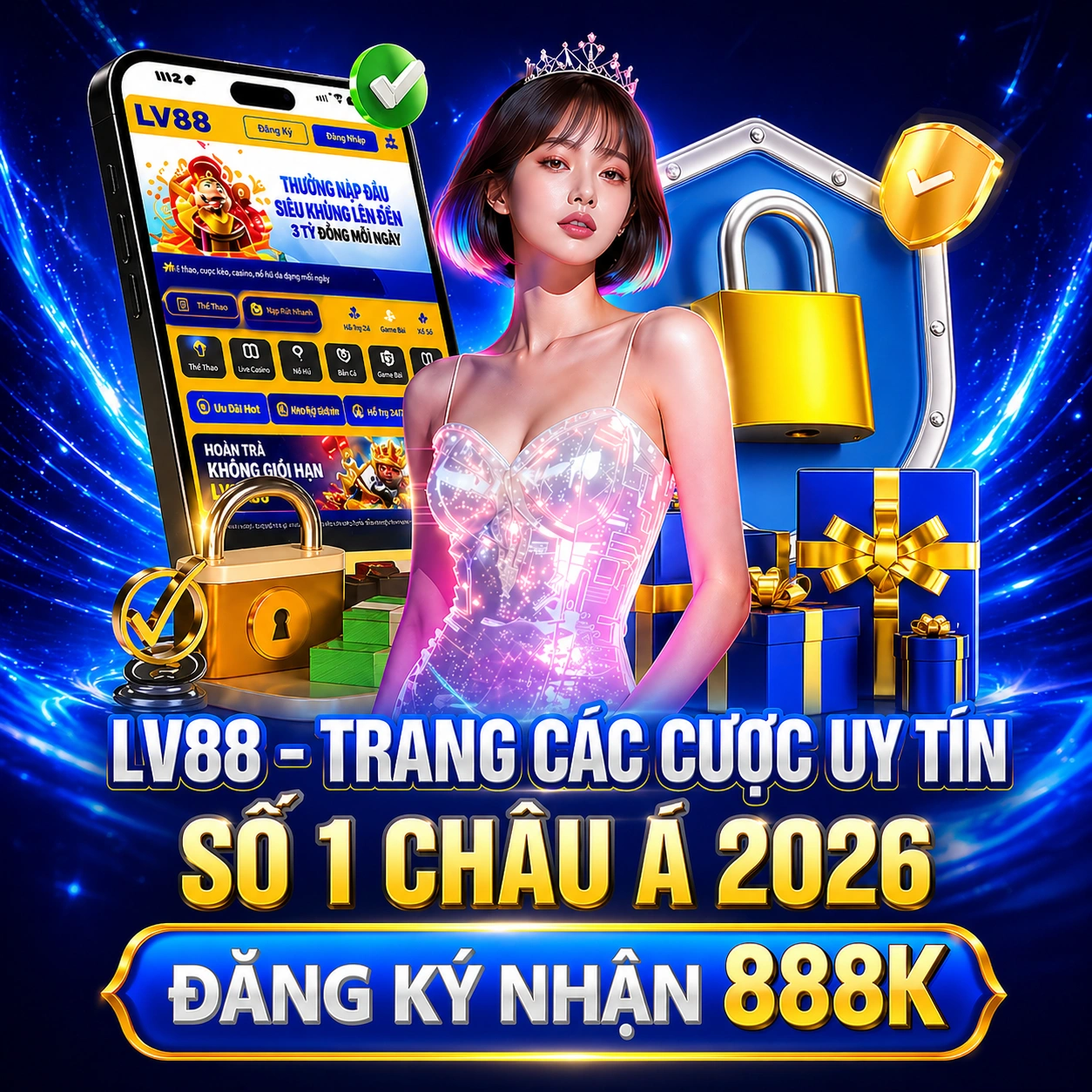 LV88 banner mobile chính thức